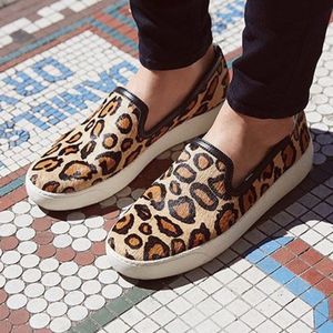 Sam Edelman Becker Leopard Slip On Sneakers